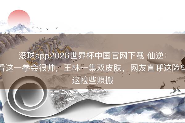 滚球app2026世界杯中国官网下载 仙逆:小心看这一拳会很帅,王林一集双皮肤,网友直呼这险些照搬